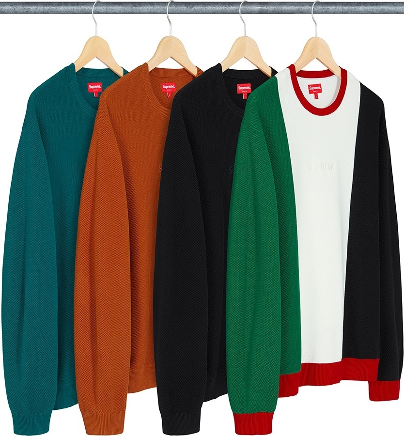 Pique Crewneck